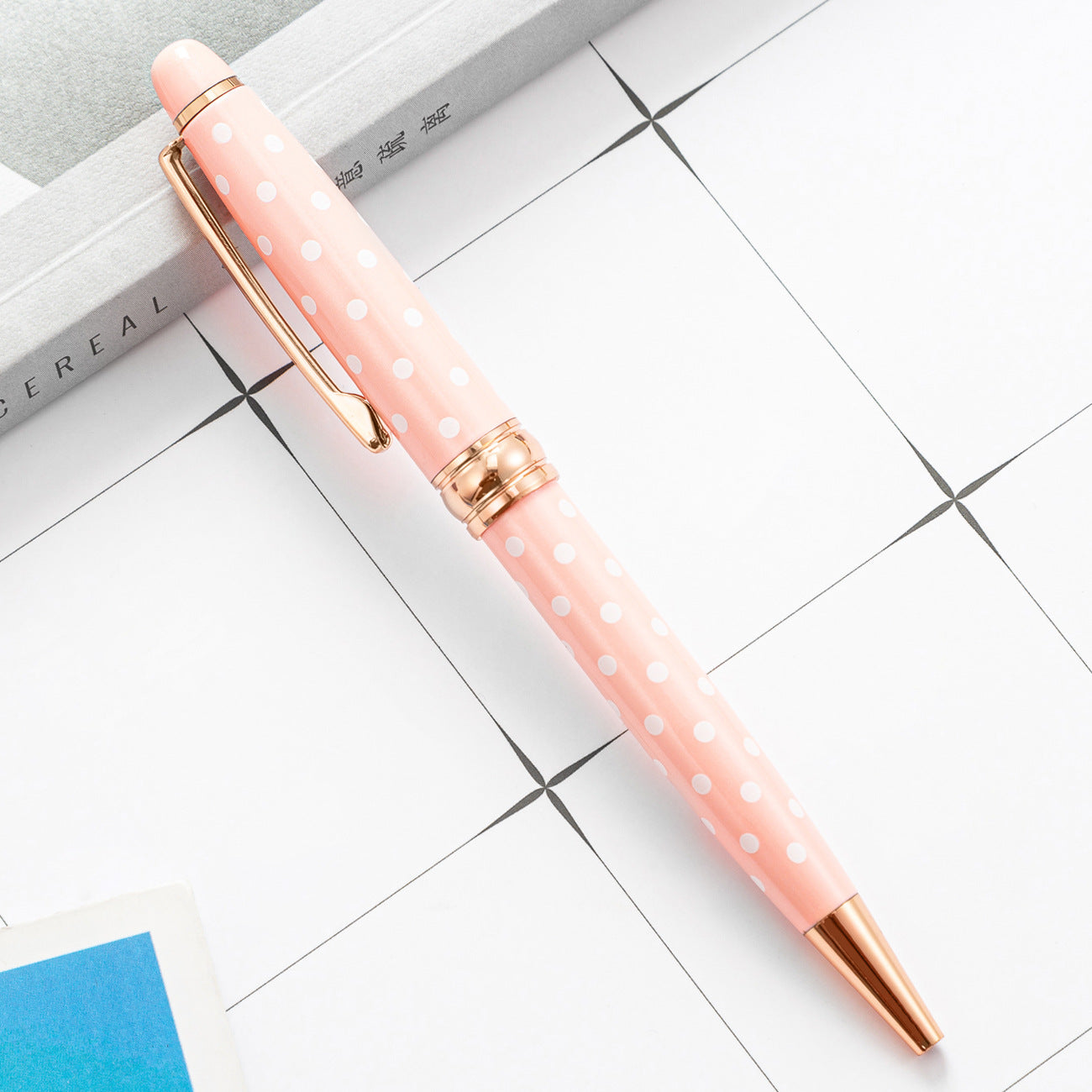 Whoelsale Pens Cute Dot Metal Pen Fashionable Office Pen